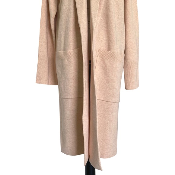 SOLD J. Crew Ella open-front merino wool blend long sweater blazer XS luxury - Picture 4 of 16